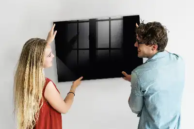 Magnetinė rašymo lenta juodos spalvos