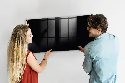 Magnetinė rašymo lenta juodos spalvos