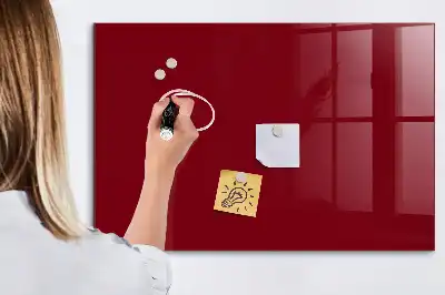 Magnetinė sauso valymo lenta bordo spalvos