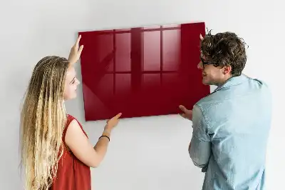 Magnetinė sauso valymo lenta bordo spalvos