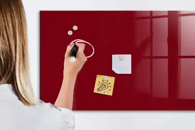Magnetinė sauso valymo lenta bordo spalvos