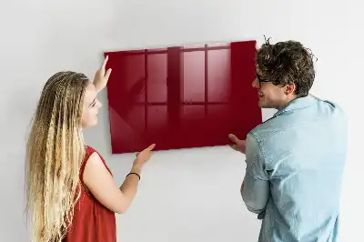 Magnetinė sauso valymo lenta bordo spalvos