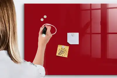 Magnetinė rašymo lenta raudonos spalvos