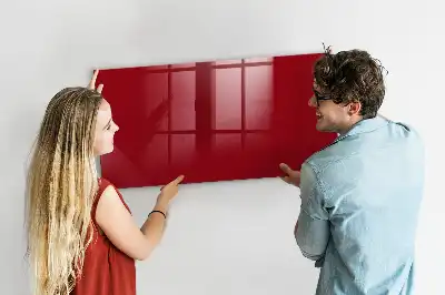 Magnetinė rašymo lenta raudonos spalvos