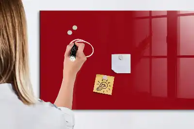 Magnetinė rašymo lenta raudonos spalvos