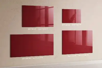 Magnetinė rašymo lenta raudonos spalvos