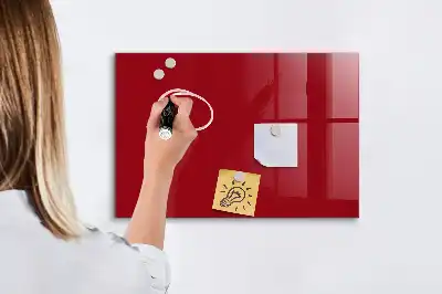 Magnetinė rašymo lenta raudonos spalvos