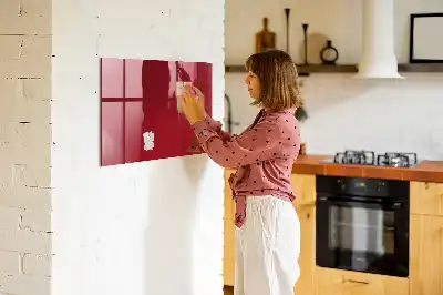Magnetinė rašymo lenta raudonos spalvos