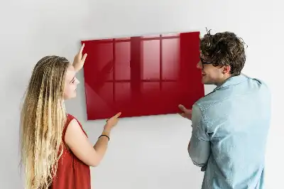 Magnetinė rašymo lenta raudonos spalvos