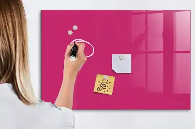 Magnetinė sauso valymo lenta intensyvios rožinės spalvos