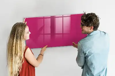 Magnetinė sauso valymo lenta intensyvios rožinės spalvos