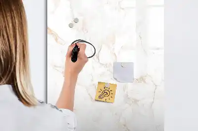 Magnetinė sauso valymo lenta elegantiško marmuro rašto