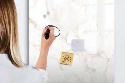 Magnetinė sauso valymo lenta elegantiško marmuro rašto