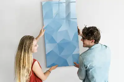 Magnetinė sauso valymo lenta trikampių abstrakcija