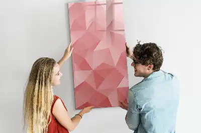 Sauso valymo magnetinė lenta trikampių abstrakcija