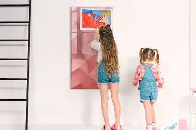 Sauso valymo magnetinė lenta trikampių abstrakcija