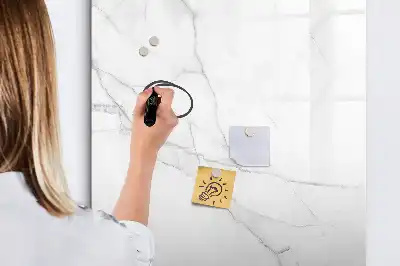 Magnetinė sauso valymo lenta dekoratyvinio marmuro rašto