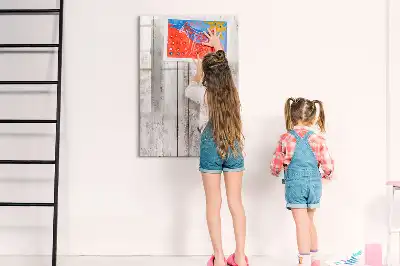 Sauso valymo magnetinė lenta Medinės lentos