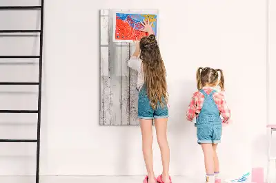 Sauso valymo magnetinė lenta Medinės lentos