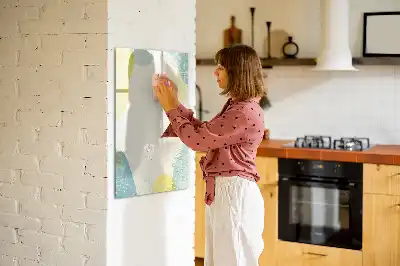 Magnetinė lenta sauso valymo su dekoratyviniu rėmeliu