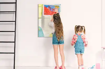 Magnetinė lenta sauso valymo su dekoratyviniu rėmeliu