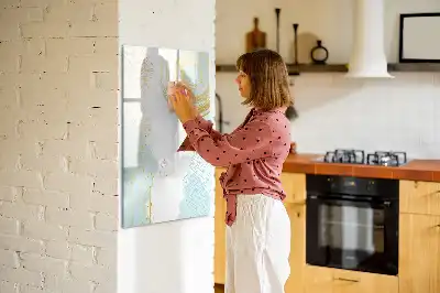 Magnetinė sauso valymo lenta dekoratyvinė abstrakcija