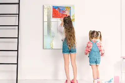 Magnetinė sauso valymo lenta dekoratyvinė abstrakcija