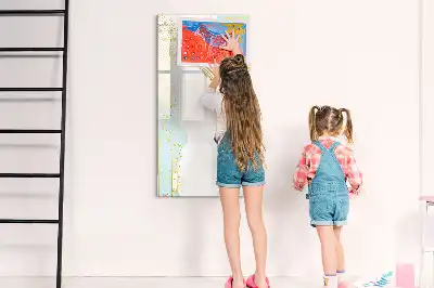 Magnetinė sauso valymo lenta dekoratyvinė abstrakcija