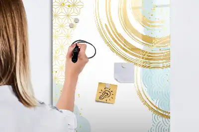Magnetinė sauso valymo lenta dekoratyvinė abstrakcija