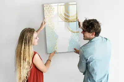 Magnetinė sauso valymo lenta dekoratyvinė abstrakcija