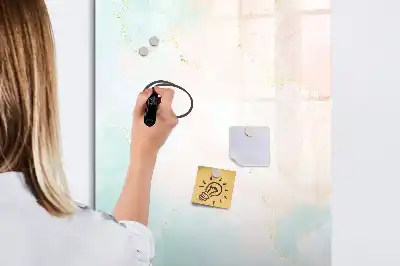 Magnetinė sauso valymo lenta pastelinė abstrakcija