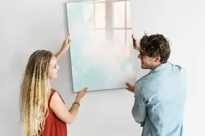 Magnetinė sauso valymo lenta pastelinė abstrakcija