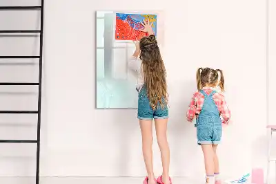 Magnetinė sauso valymo lenta pastelinė abstrakcija