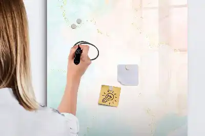 Magnetinė sauso valymo lenta pastelinė abstrakcija