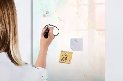Magnetinė sauso valymo lenta pastelinė abstrakcija