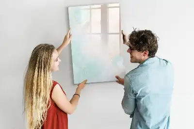 Magnetinė sauso valymo lenta pastelinė abstrakcija