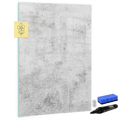 Magnetinė sauso valymo lenta betono sienos rašto