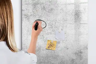Magnetinė sauso valymo lenta betono sienos rašto