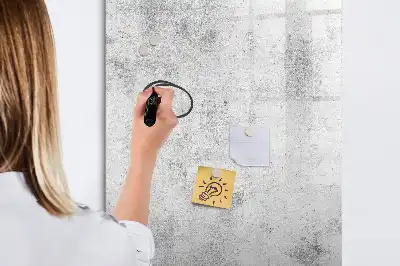 Magnetinė sauso valymo lenta betono sienos rašto