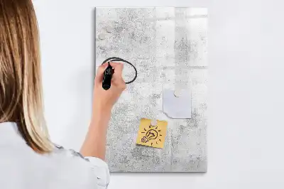Magnetinė sauso valymo lenta betono sienos rašto