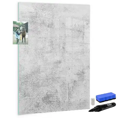 Magnetinė sauso valymo lenta betono sienos rašto