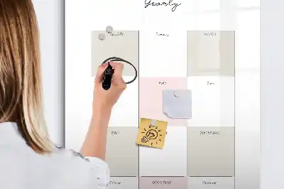 Magnetinė sauso valymo lenta metų planuoklis