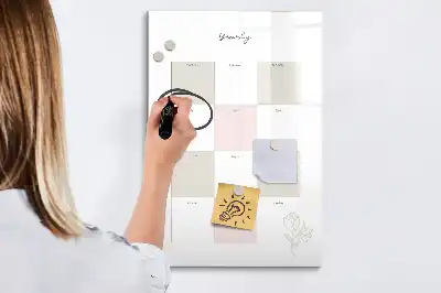 Magnetinė sauso valymo lenta metų planuoklis