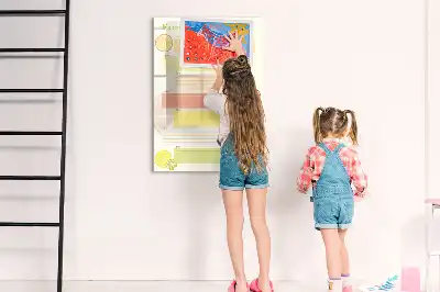 Magnetinė sauso valymo lenta meniu planuoklis