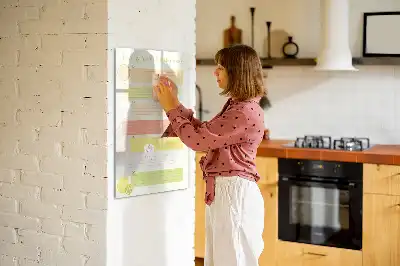 Magnetinė sauso valymo lenta meniu planuoklis