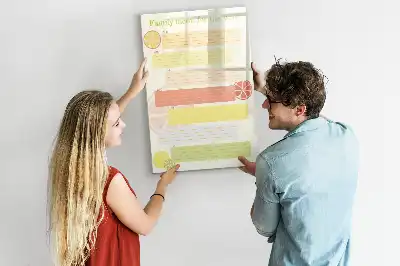 Magnetinė sauso valymo lenta meniu planuoklis