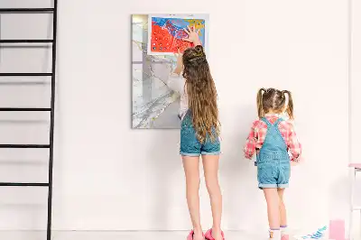 Magnetinė lenta sauso valymo su marmuro raštu