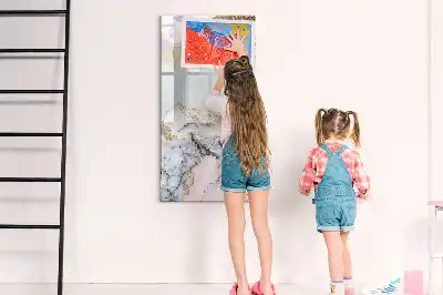 Magnetinė sauso valymo lenta marmuro rašto