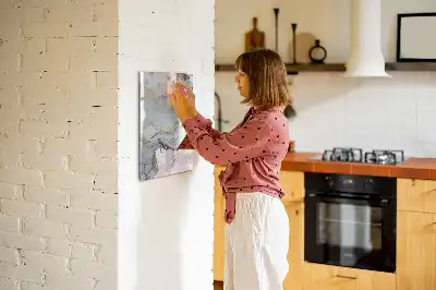 Magnetinė sauso valymo lenta marmuro rašto