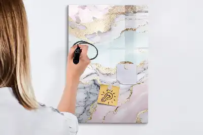 Magnetinė sauso valymo lenta marmuro rašto